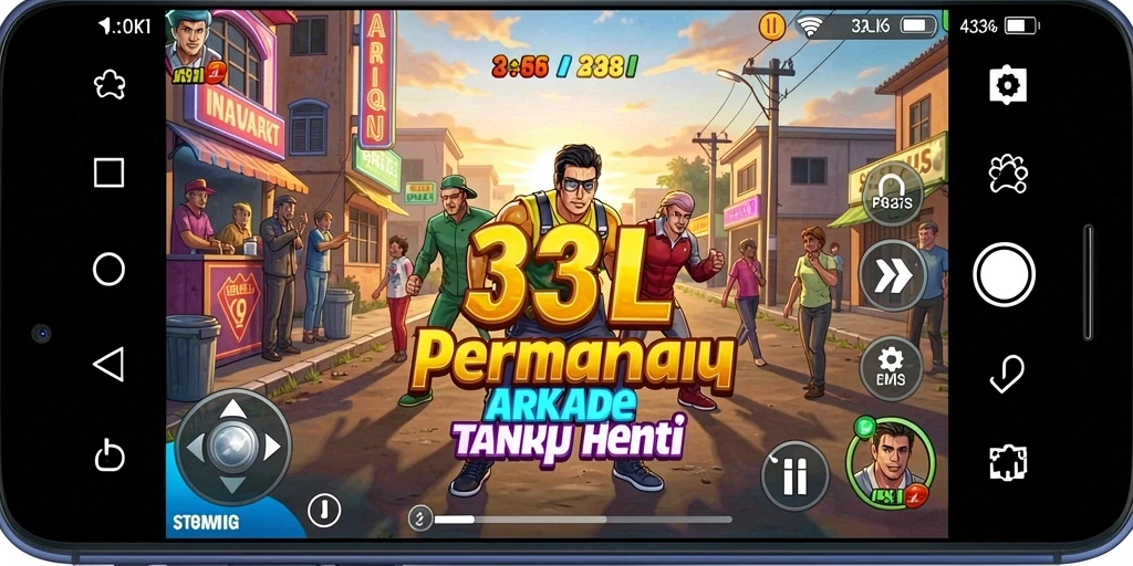 Tampilan menarik dari gameplay seru 33L di layar ponsel.