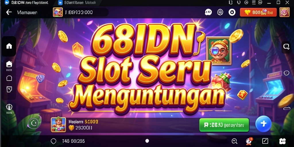 Tampilan utama gameplay Slot 68IDN yang menarik dan interaktif.