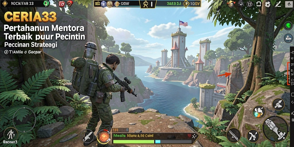Tampilkan gameplay menara dalam CERIA33 yang mendebarkan.