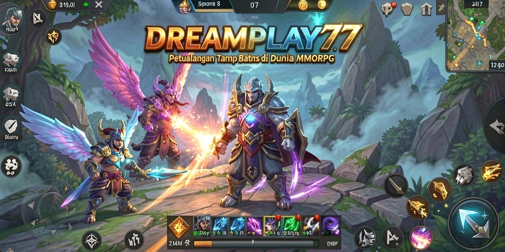 Tangkapan layar dari gameplay mendebarkan MMORPG di DREAMPLAY77.