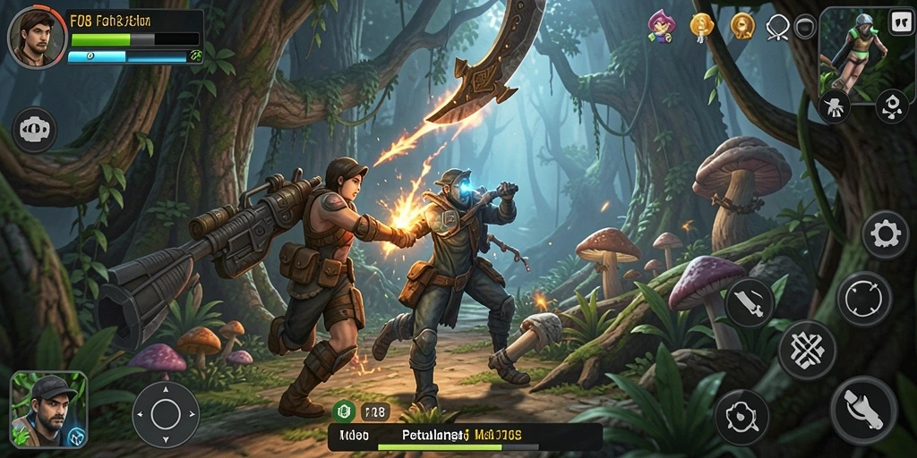 Tangkapan layar F08 menampilkan aksi gameplay yang mendebarkan dalam petualangan.