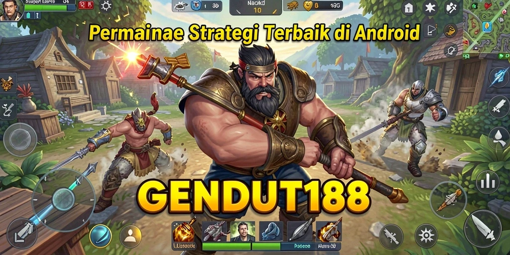 Tampilan gameplay seru dan strategis dari GENDUT188.
