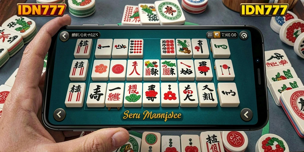 Tampilan gameplay Mahjong yang menarik dan seru di IDN777.