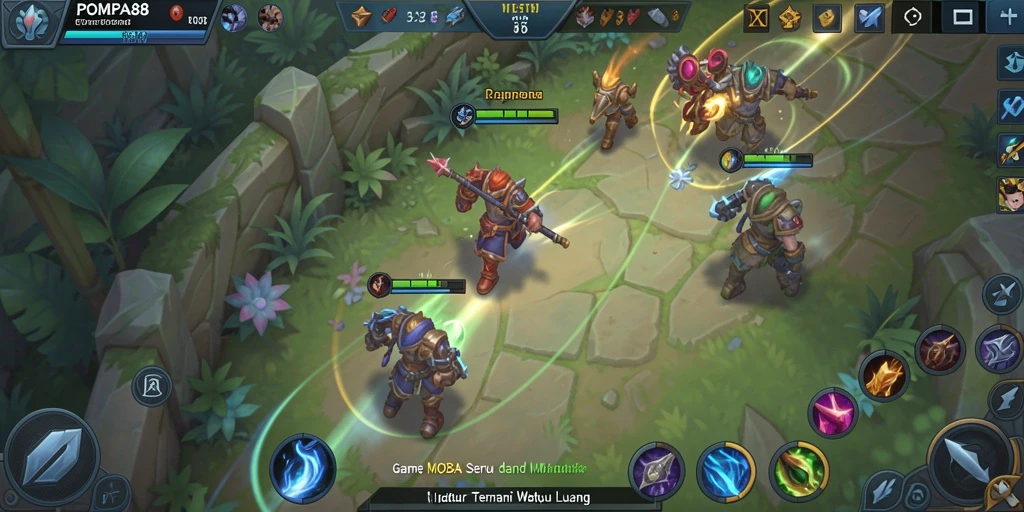 Tampilan gameplay seru dalam POMPA88 yang penuh aksi.