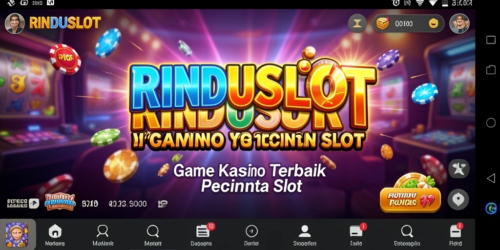 Tampilan menakjubkan dari permainan Kasino RINDUSLOT.