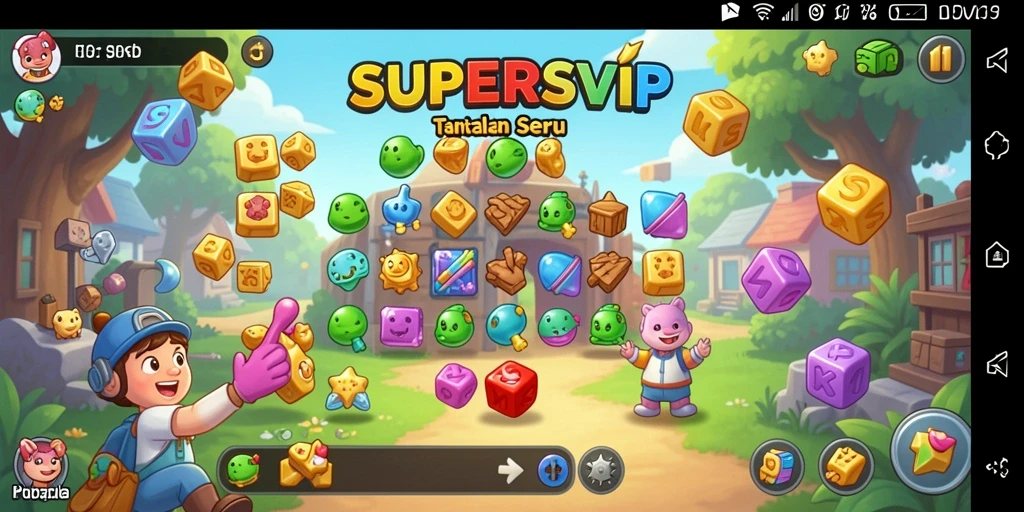 Tangkapan layar gameplay SUPERSVIP yang menarik dan penuh tantangan.